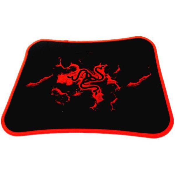 Gaming Mat Non-slip Anti Fray Stitching High Quality Beautiful Mouse Pad (Red & Black) Malaysia