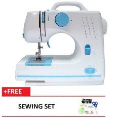 Maidronic Sewing Machine PRO 505 12 sewing options (Light Blue) FREE SewingSet