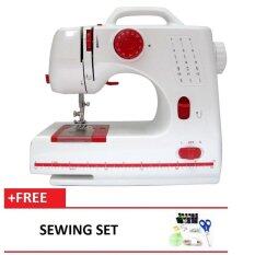 Maidronic Sewing Machine PRO 505 12 sewing options (Red) FREE SewingSet