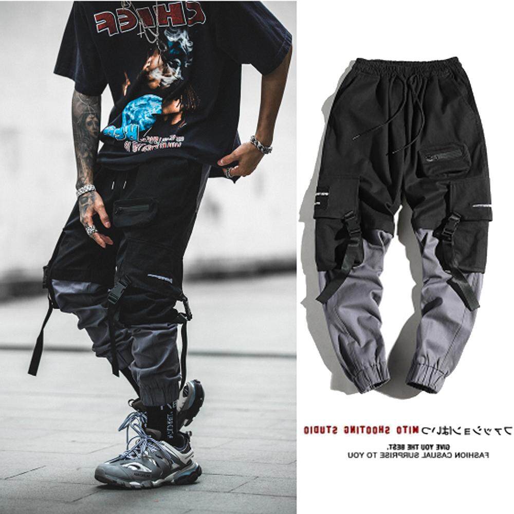 VENFLON Men Halajuku High Street Multi-pocket Cargo Pants VENFLON Men Halajuku High Street Multi-pocket Cargo Pants