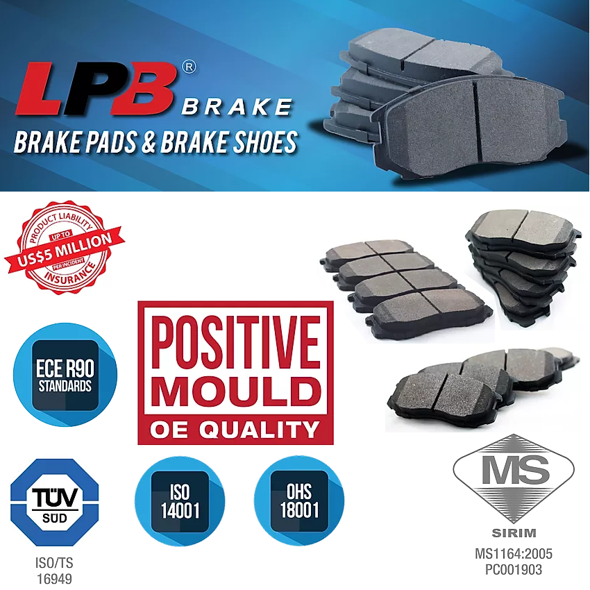 Lpb Brake Pad P Exora Cps No Turbo Preve Suprima S Front Pcs