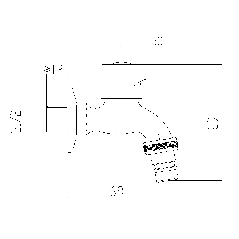 Vòi Rumile Lạnh Jomoo 7203-238