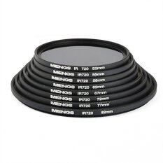 MENGS® 52mm/55mm/58mm/62mm/67mm/72mm/ 77mm/82mmIR720nm Inframerah Filter Lensa dengan Bingkai Aluminium untuk Canon NikonSony Pentax Olympus Dll Kamera Digital dan DSLR -Intl