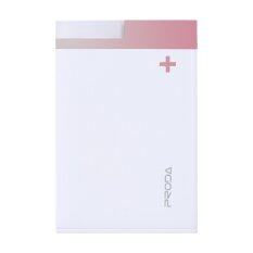 Proda Crave PPL-20 12000mAh Power Bank with 2.1A/1A Dual USB Fast Charging Output and Latest Lightning and Micro USB Re-Charge Input (Rose Gold)