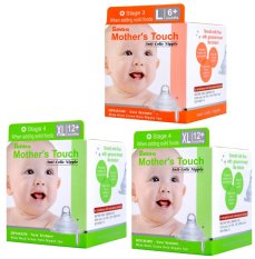 SIMBA MOTHER´S TOUCH ANTI-COLIC NIPPLE-WIDE NECK/CROSS HOLE (3 PACK SET)