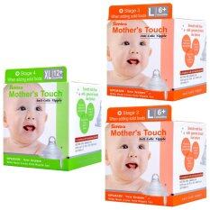 SIMBA MOTHER´S TOUCH ANTI-COLIC NIPPLE-WIDE NECK/CROSS HOLE (3 PACK SET)
