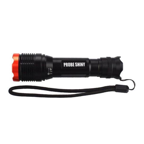 Tactical Flashlight 5000LM XM-L T6 LED Zoomable Torch Lamp +Charger