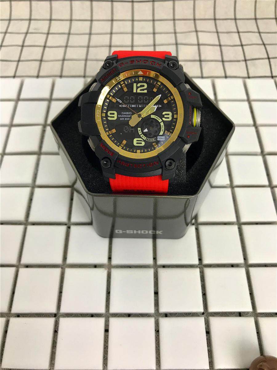 Kualitas Premium Caslo G_Shock GG-1000-1A6 Selai Tangan Tali Resin Merah