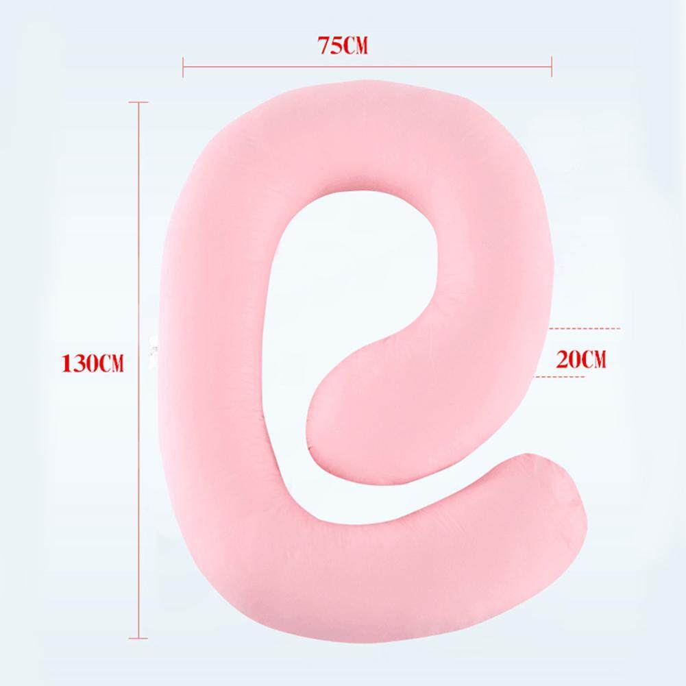 Multifunctional Pregnancy Pillow Comfortable U-Shape Cushion for Side Sleeping (Detachable & Washable) Dimensions:75x130cm