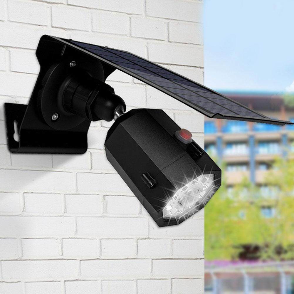 Có thể điều chỉnh Góc Vườn Đèn Chống Nước Mô Phỏng Camera Chạy Bằng Năng Lượng Mặt Trời