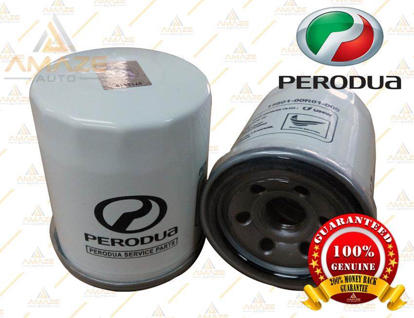 Genuine Perodua Oil Filter For Alza Kancil Kelisa Myvi Amp Viva 15601 00r01 000 Lazada