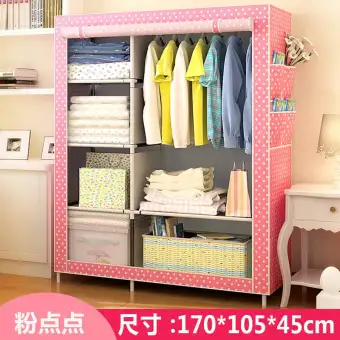 Simple Wardrobe Cloth Wardrobe Minimalist Modern Single Person