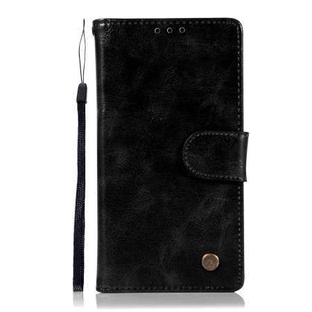 เคสสำหรับโมโตโรล่า Moto E4 PLUS (รุ่นยุโรป) retro VINTAGE หนัง PU ที่จับพลิกแม่เหล็กเคสโทรศัพท์ไอโฟนแบบหนังพร้อมช่องใส่การ์ดและสายคล้องมือ - INTL