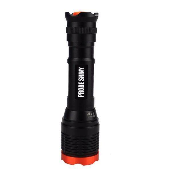 Tactical Flashlight 5000LM XM-L T6 LED Zoomable Torch Lamp +Charger