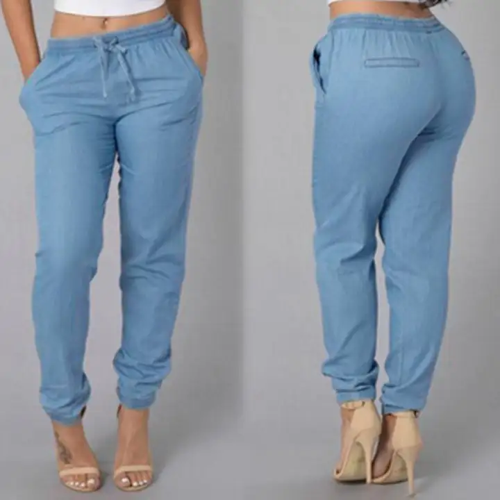 misses elastic waist jeans