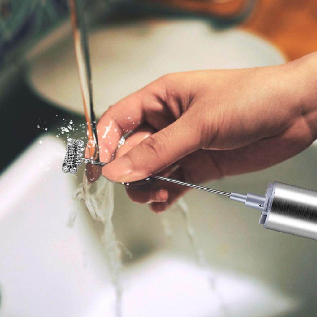 Blesiya Máy Tạo Bọt Sữa Cầm Tay Chạy Điện, ĐÔI MÙA XUÂN Whisk Dụng Cụ Pha Cà Phê Đầu