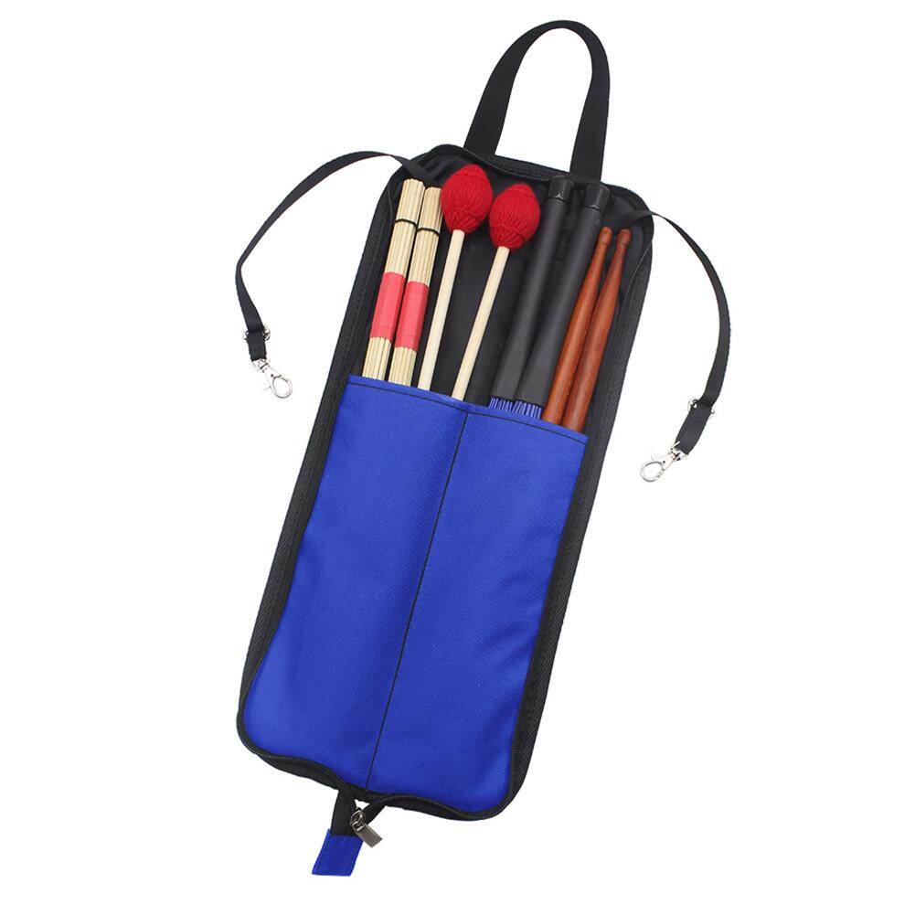Portable Water-resistant Drum Stick Bag Case with Carrying Strap for Drumsticks