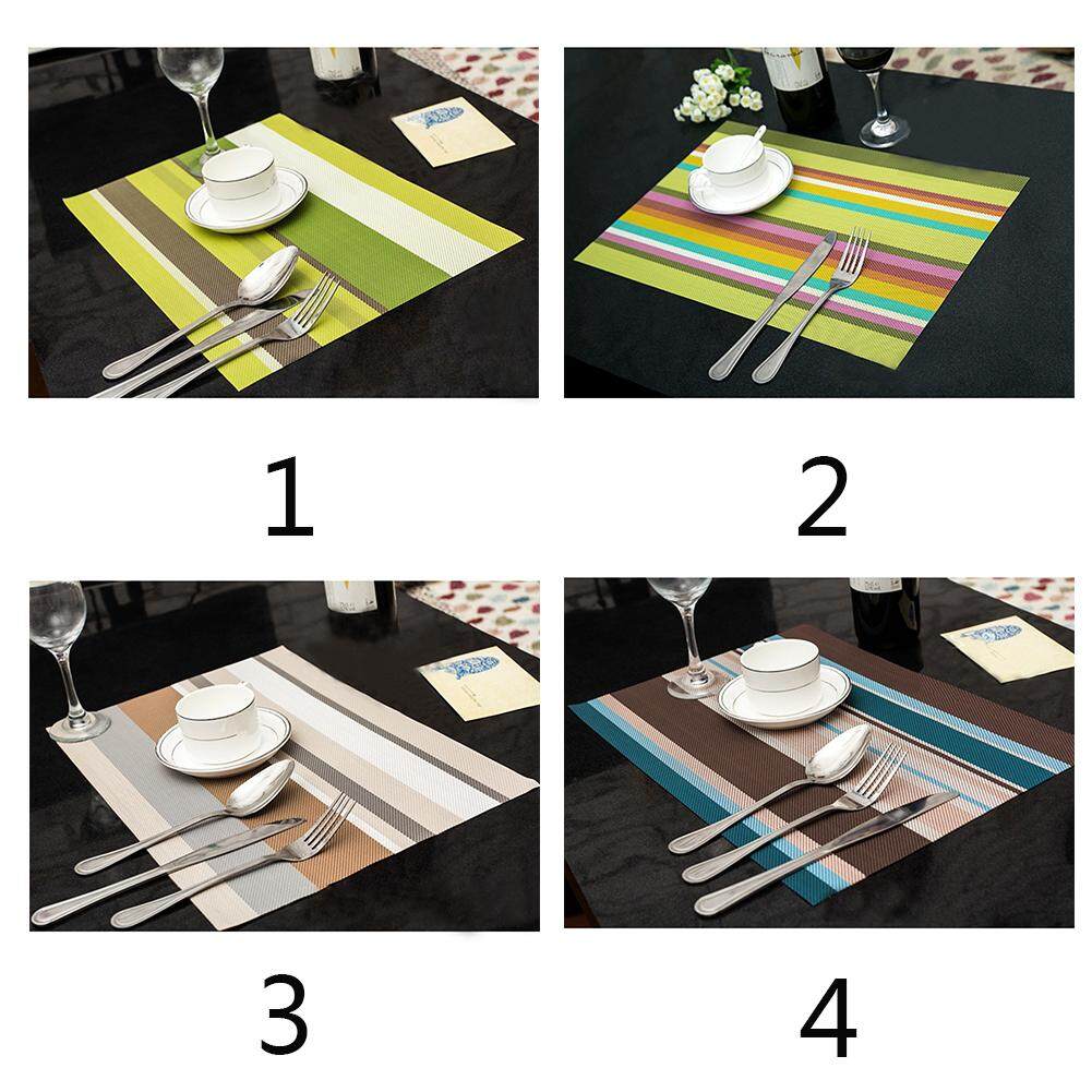 NHỰA PVC chịu nhiệt, 4 sọc placemat