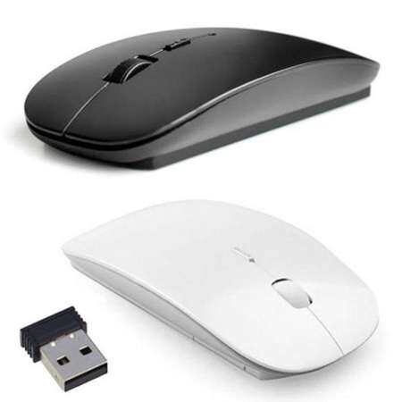 เมาส์ไร้สาย 3 ปุ่ม ERGONOMIC 2.4 กิกะเฮิร์ตซ์เมาส์ไร้สายเดสก์ท็อปพีซีแล็ปท็อปวินโดว์เมาส์คอมพิวเตอร์