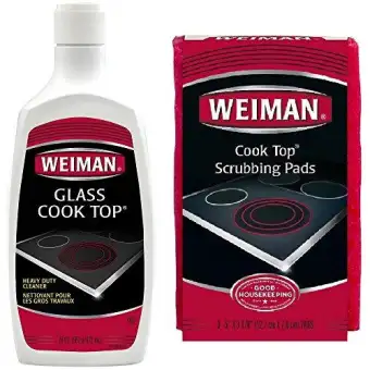 Weiman Gl Cooktop Cleaner And Polish 20 Ounce 3 Pads Weiman Gl Cooktop Cleaner And Polish