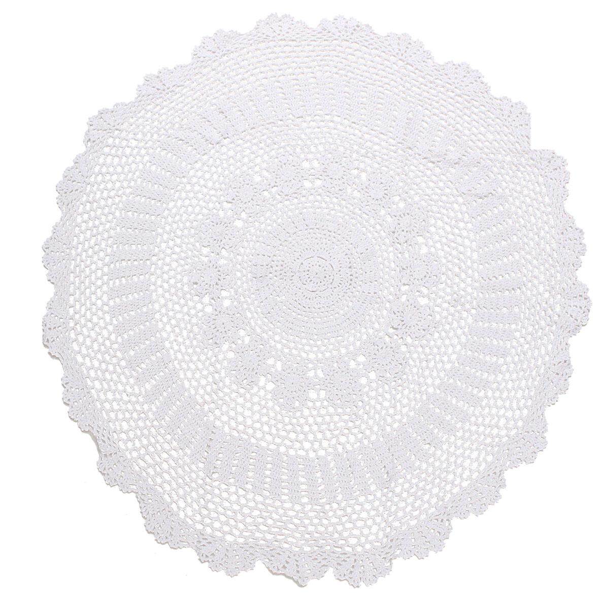 ĐẦM REN VINTAGE Vòng Tay Móc Khăn Trải Bàn Bàn Doily Doilies Trang Trí Nhà