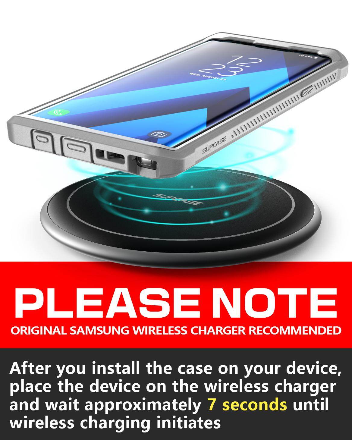 Dành cho Samsung Galaxy Samsung Galaxy Note 9 Ốp Lưng BẢO VỆ SUPCASE PC + TPU Chắc Chắn có Nắp Đậy Bảo Vệ Màn Hình & Chân Đế & bao da Kẹp