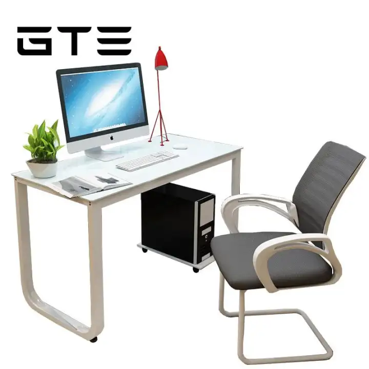 Gte Tempered Glass Super Durable Home Office Table Simple Study