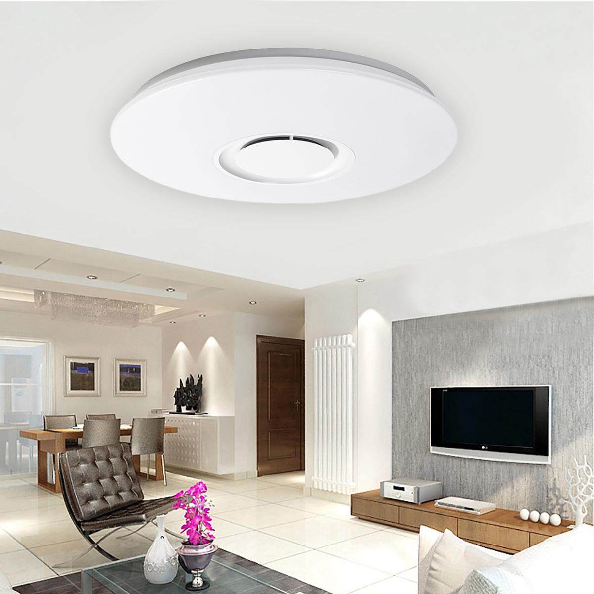 36 W Loa Bluetooth Thông Minh ĐÈN LED Ốp Trần Mờ Hiện Đại Đèn RGB Đèn Trang Trí Nhà