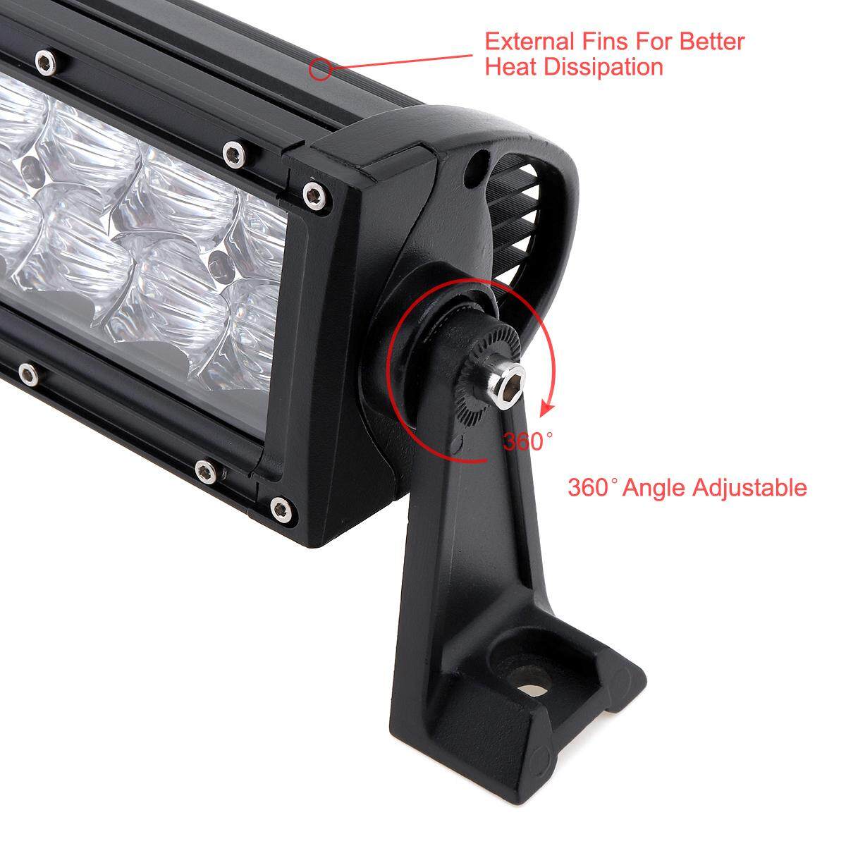 22 Inch 200 W LED Thẳng Dual-Hàng Worklight Thanh 40x 5D Chip ComBo Offroad Ánh Sáng Cho Xe Tải SUV 4X4 4WD ATV