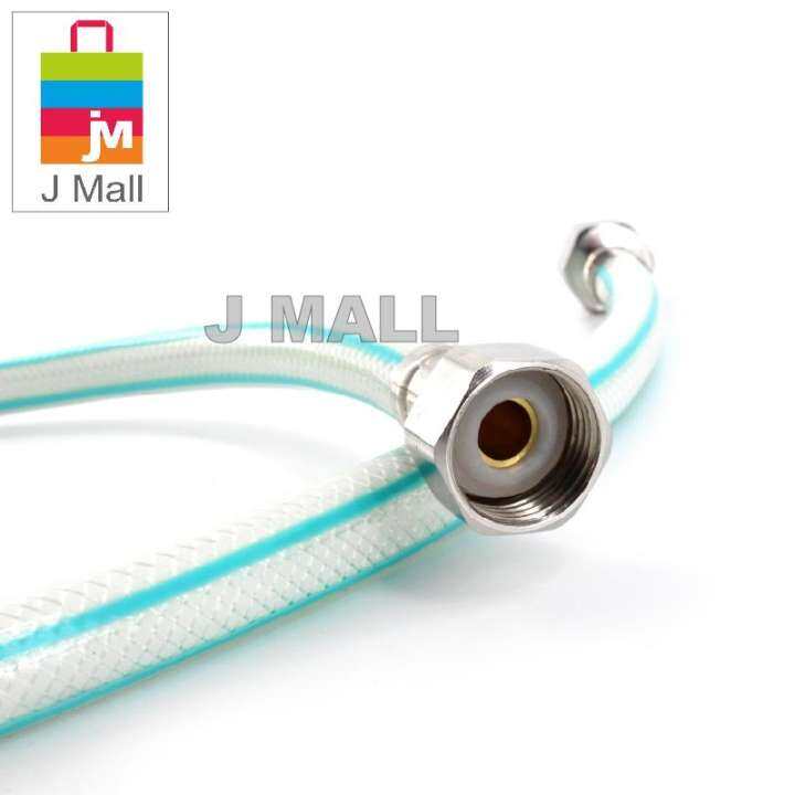 Sy Flexible Hose Pvc With Stainless Steel Nut Connector 8 10 12 14 16 18 24 30 36 48 Lazada