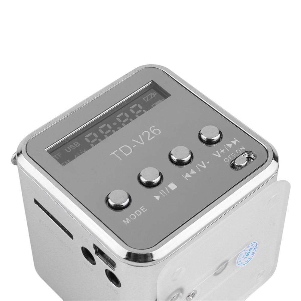 SunnyShop Mini Micro USB Stereo Loa Di Động Nghe Nhạc FM Đài Phát Thanh cho MÁY TÍNH MP3/4 Máy Tính Xách Tay