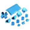 Cool Full Buttons Mod Set Chrome Blue For PS4 Controller Gamepad Joystick Video Game Play Accessories