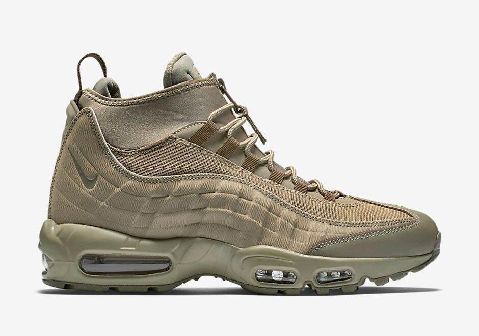 ยี่ห้อ Nk Mens Air Max 95 Sneakerboot สีกากี Matte Olive 806809-200 Eu40-45 By Hengtred