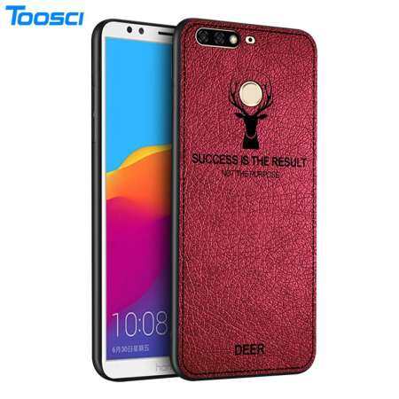 Toosci หนัง PU Elk Deer ที่ใช้ตกแต่งภายนอก HYBRID Hard PC + TPU เคสป้องกันสำหรับ Huawei Honor 7C/Y7 Pro 2018/Y7 PRIME 2018 Toosci หนัง PU Elk Deer ที่ใช้ตกแต่งภายนอก HYBRID Hard PC + TPU เคสป้องกันสำหรับ Huawei Honor 7C/Y7 Pro 2018/Y7 PRIME 2018