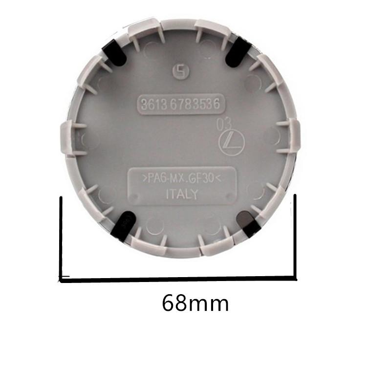 4X68mm 2.67ตราสัญลักษณ์รถยนต์สติ๊กเกอร์ติดล้อป้ายฝาครอบสำหรับ BMW M ...