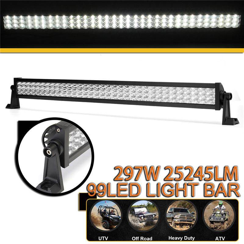 32 Inch LED 297 W Làm Việc Sương Mù Thanh Combo Xà Đơn Xe Offroad ATV Lái Xe Đèn