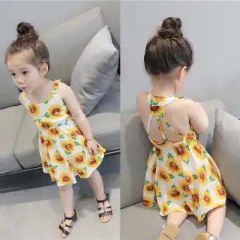 backless baby frock