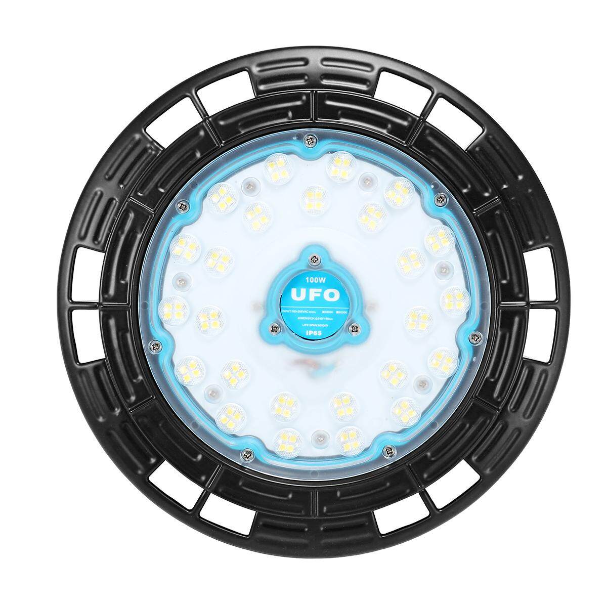 60/100/150/200/240 Wát UFO LED High bay ánh sáng 6000 K IP65 đèn Măng Xông AC90-265V #100 V