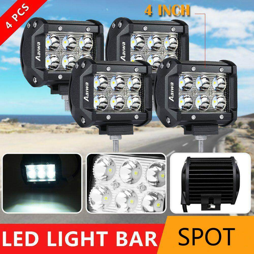 4X4 inch CREE LED Bar Điểm Tia Tắt Đường Làm Việc Lái Xe Sương Mù Ngược Đèn