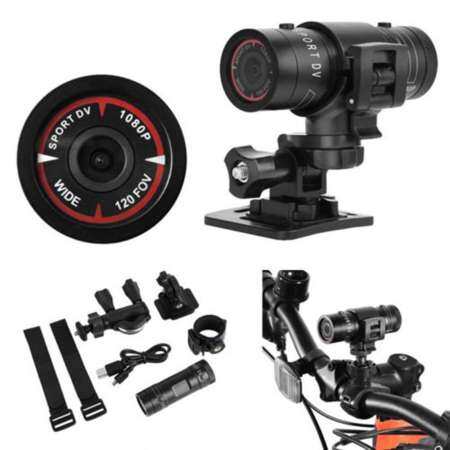 Versea 2018 Hot กล้องติดจักรยาน HD หมวกขี่มอเตอร์ไซค์กีฬากล้องแอคชั่นแคมเมราวิดีโอกล้องบันทึก DV Full HD 1080 จุด - INTL