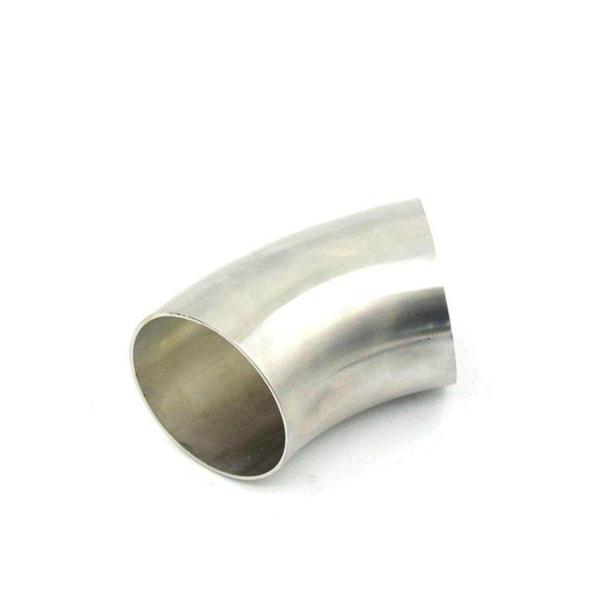 ราคา 2.5" 63mm 304 Stainless Steel 45 Degree Exhaust Bend Elbow Pipe Thickness1.5mm Andrew