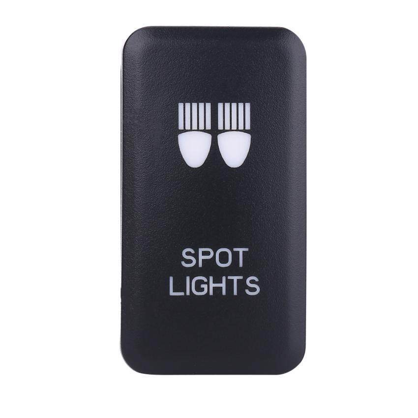 12V Blue LED Car Auto On Off Rocker Toggle Switch for Hilux Landcruiser VIGO DRIVING LIGHTS Pattern LED Light Bar Rocker Switch ON-OFF LED Light