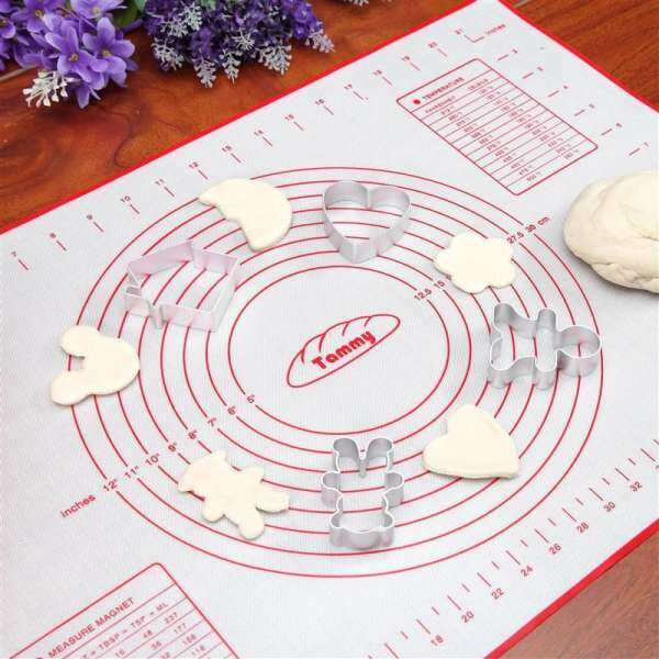 DZS Không Dính Silicone Baking Mat Nhào bột Thảm Nướng Bánh Lăn bánh ngọt Mát máy Nướng Lót Miếng Dụng Cụ Nấu Ăn