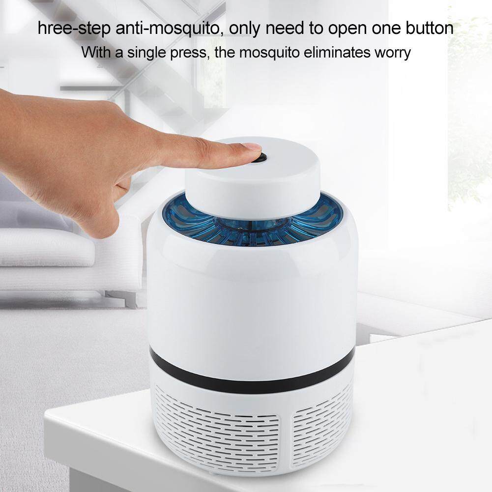 epayst [Buy 1 Get 1 Free] LED Light Mosquito Killer Fly Bug Insect Zapper Trap Catcher Lamp Safe for baby White