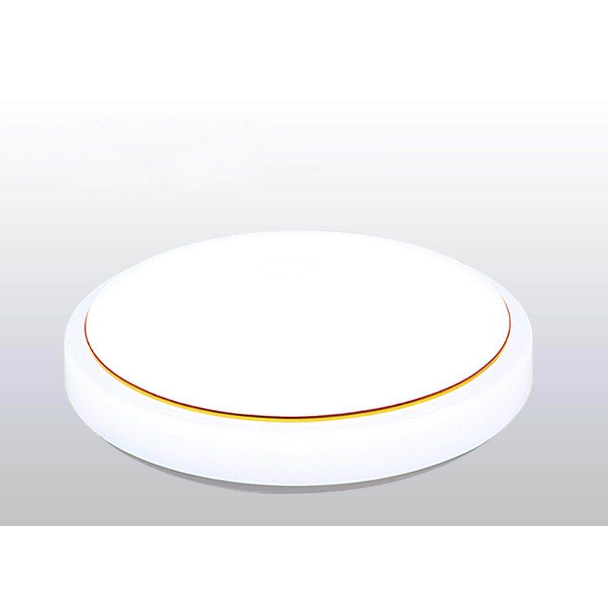 Modern Dimming LED Ceiling Down Light Bedroom Lamp Surface Mount Remote Control # White light 26cm