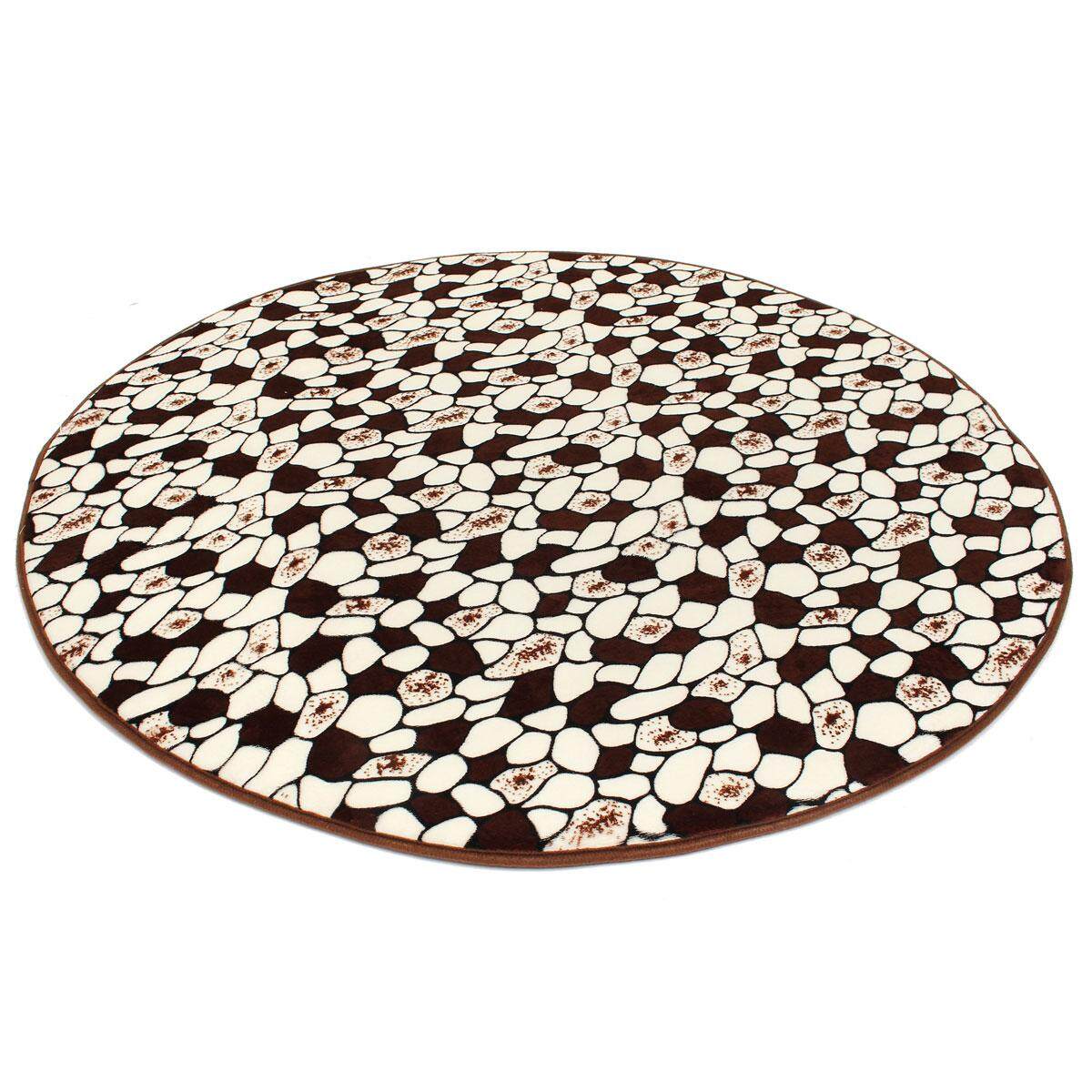 Bathroom Bedroom Square Floor Shower Mat Coffee Stone