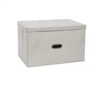 Folding Square Storage Utility Box Fabric Cube Drawer Organizer