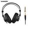 SAMSON SR850 Professional Studio REFERENCE หูฟังมอนิเตอร์ชุดหูฟังแบบไดนามิก Semi - open Design สำหรับบันทึกการตรวจสอบ Music Appreciation เกมเล่น DJ