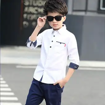 Fashion Korean Kids Boys Shirts Clothes 