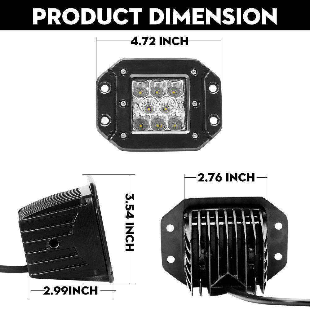 BỘ 2 Bột Thông Tắc Núi Ba Hàng LED Vỏ Quả 80 W Combo Xà Đơn LED Làm Đèn Thanh Offroad SUV